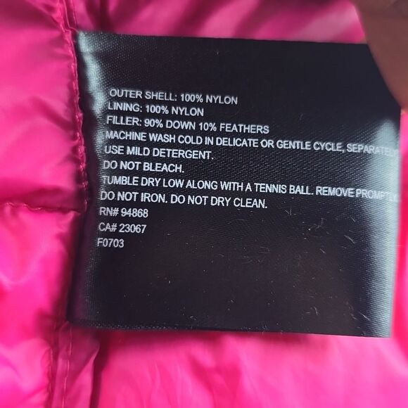 Bernardo Women's Goose Down Zip-up Puffer Jacket‎ in Red Size Medium - Picture 7 of 10